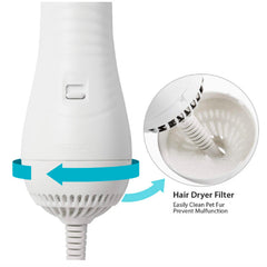 Pet Electric Hair Dryer Comb Dog Hair Heating Fan Drying And Drawing Combo Pet Hair Comb