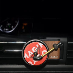 Car Air Conditioning Vents Perfume Gramophone Record Player Shape Aromatherapy