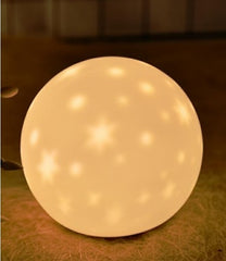 LED Projection Silicone Night Lights for Bedroom Home Birthday Gift Goodies Cat Shape Spherical Women Men