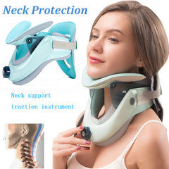 Inflatable Cervical Support Cervical Vertebra Stretching Rehabilitation Device Home Portable Multifunctional Cervical Vertebra Traction Therapeutic Instrument