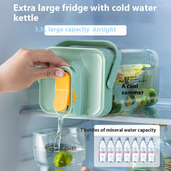 Refrigerator Cold Water Bottle With Faucet Large Capacity Cool Water Pot