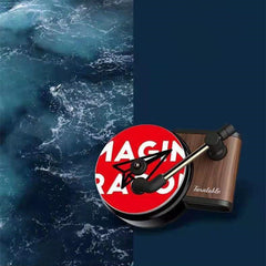 Car Air Conditioning Vents Perfume Gramophone Record Player Shape Aromatherapy