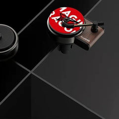 Car Air Conditioning Vents Perfume Gramophone Record Player Shape Aromatherapy