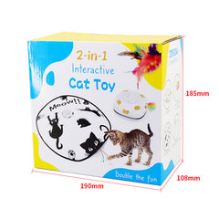 Multi-functional Intelligent Cat Toys Self-improvement Artifact Automatic Rotating Interactive Cat Teaser Energize Cats Entertainment Supplies