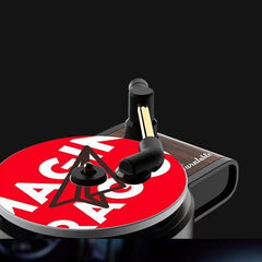 Car Air Conditioning Vents Perfume Gramophone Record Player Shape Aromatherapy