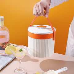 Ice Hockey Mold Whiskey Spherical Ice Cube Ice Tray Food Grade Silicone Making Round Ball Storage Ice Box