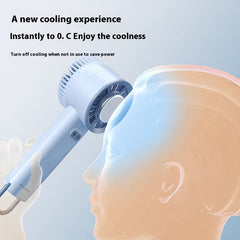 2025 Summer Gadget Handheld Turbo Jet Fan Mini Portable Ice Cold Fan Generation Brushless Motor Wind High Speed Duct Fans Violent Blower