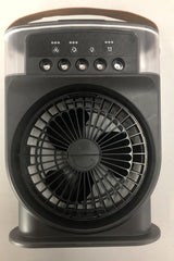 Portable USB Air Conditioner Cooling Fan With 5 Sprays 7 Color Light 600ML Water Tank Spray Mist Air Cooler Humidifiers