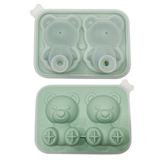 Bear Ice Cube Molded Silicone Ice Tray