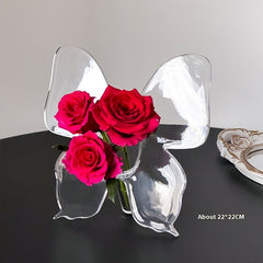 Flower Arrangement Butterfly Acrylic Photo Frame Vase