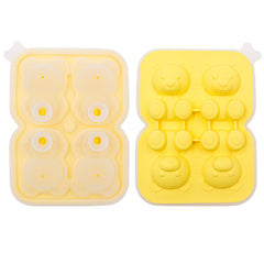 Bear Ice Cube Molded Silicone Ice Tray